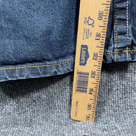 Lapco FR Fire Resistant Modern Jeans Men's 38X34 Actual (39X33) Blue Dark Wash - Picture 11 of 12